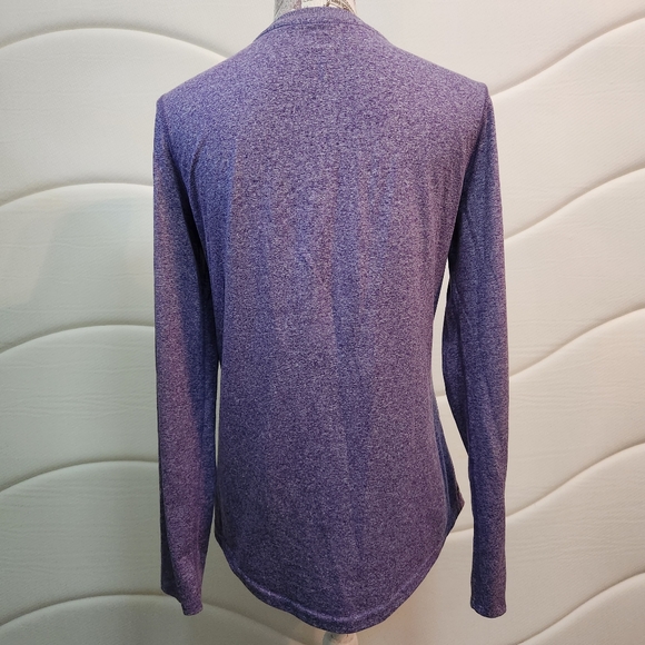 Danskin NOW Purple Athletic Top Size L (12-14) - Picture 3 of 6